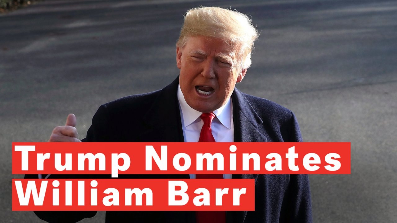 President Trump Nominates William Barr For Attorney General