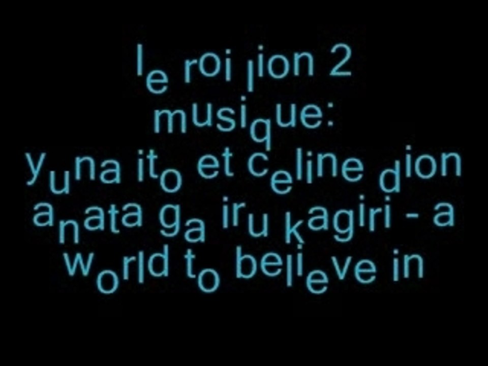 le roi lion 2