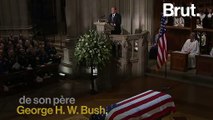 L'émouvant discours de George W. Bush aux obsèques de son père