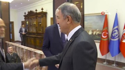 Bakan Akar, ABD'nin Suriye Özel Temsilcisi Jeffrey ile Görüştü