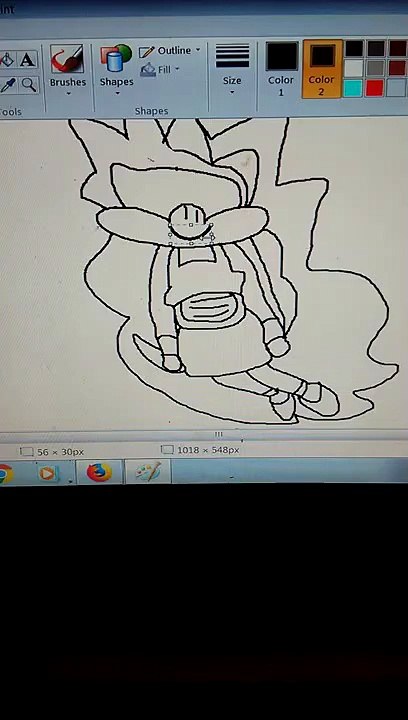 Drawing Karen O Koopa part 2