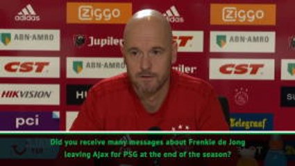 Скачать видео: Ajax boss dismisses claim de Jong to PSG deal agreed as rumours