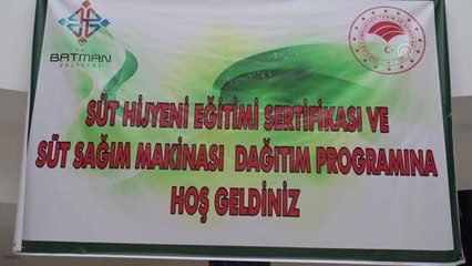 110 Üreticiye Süt Sağım Makinesi Verildi
