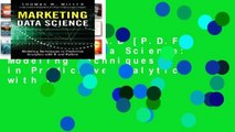 D.O.W.N.L.O.A.D [P.D.F] Marketing Data Science: Modeling Techniques in Predictive Analytics with R