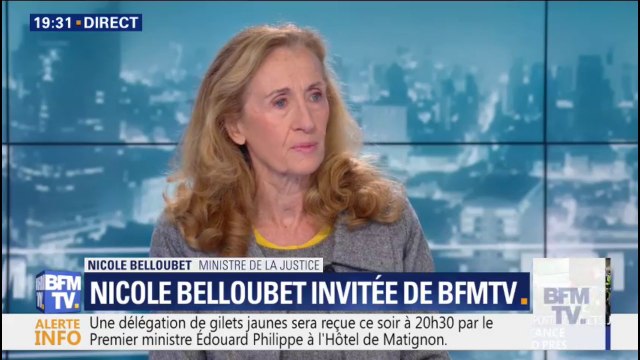 La ministre de la Justice Nicole Belloubet annonce que des interpellations préventives ont eu lieu ce vendredi