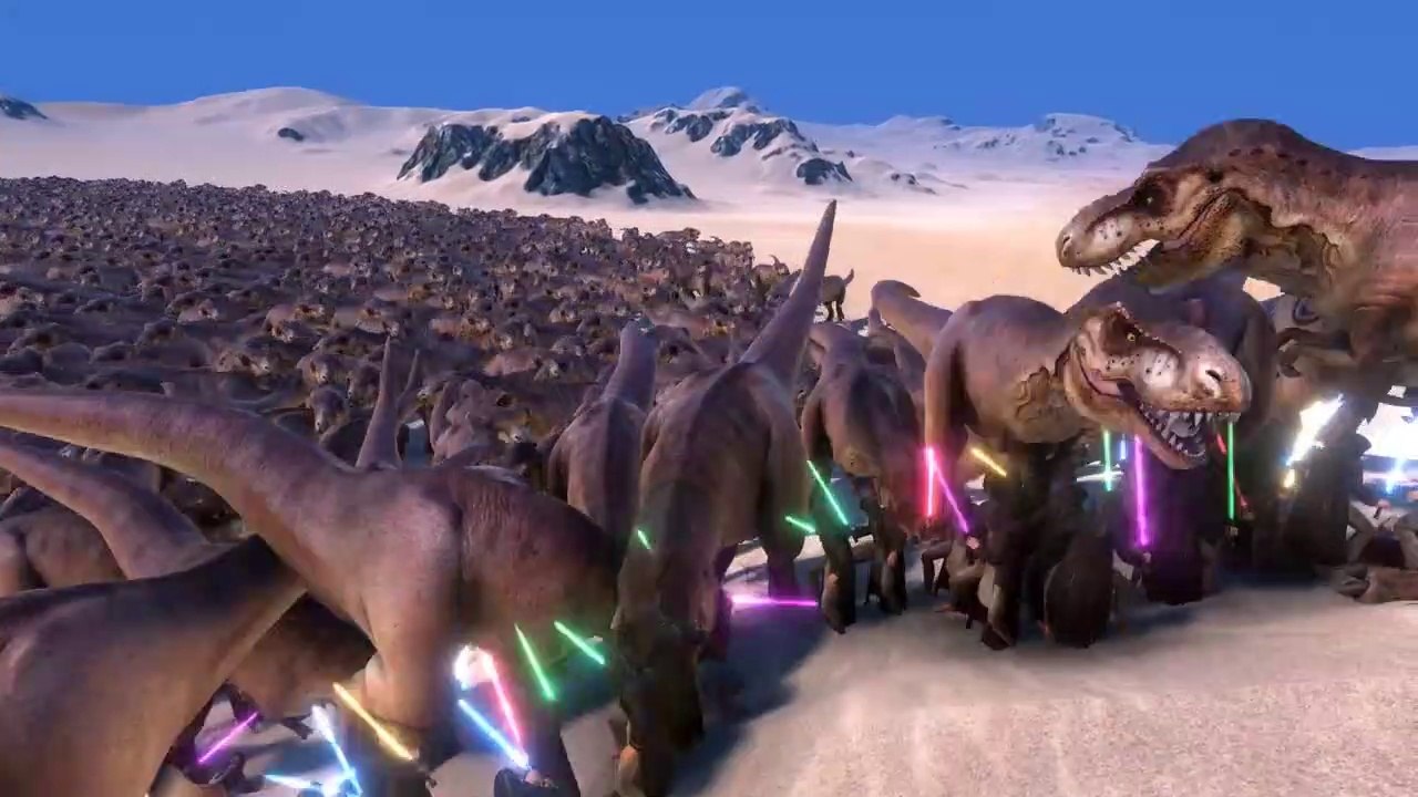 3000 T-rex contre 20000 Jedi.. qui gagne ?