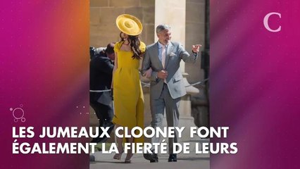 PHOTOS. Amal Clooney, radieuse pour une rare sortie avec ses jumeaux, Ella et Alexander