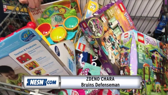 Zdeno Chara talks about shopping for toys for the holidays