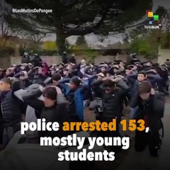 French Police Humiliate Students