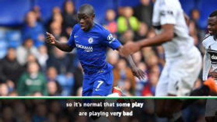 When Chelsea were winning Kante's position wasn't an issue - Sarri