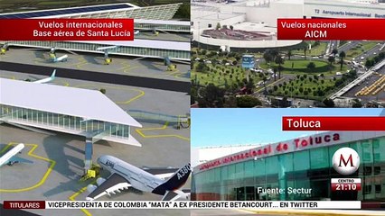 Miguel Torruco: Santa Lucía será para vuelos internacionales