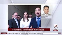 Martha Erika tendrá audiencia con magistrados del TEPJF