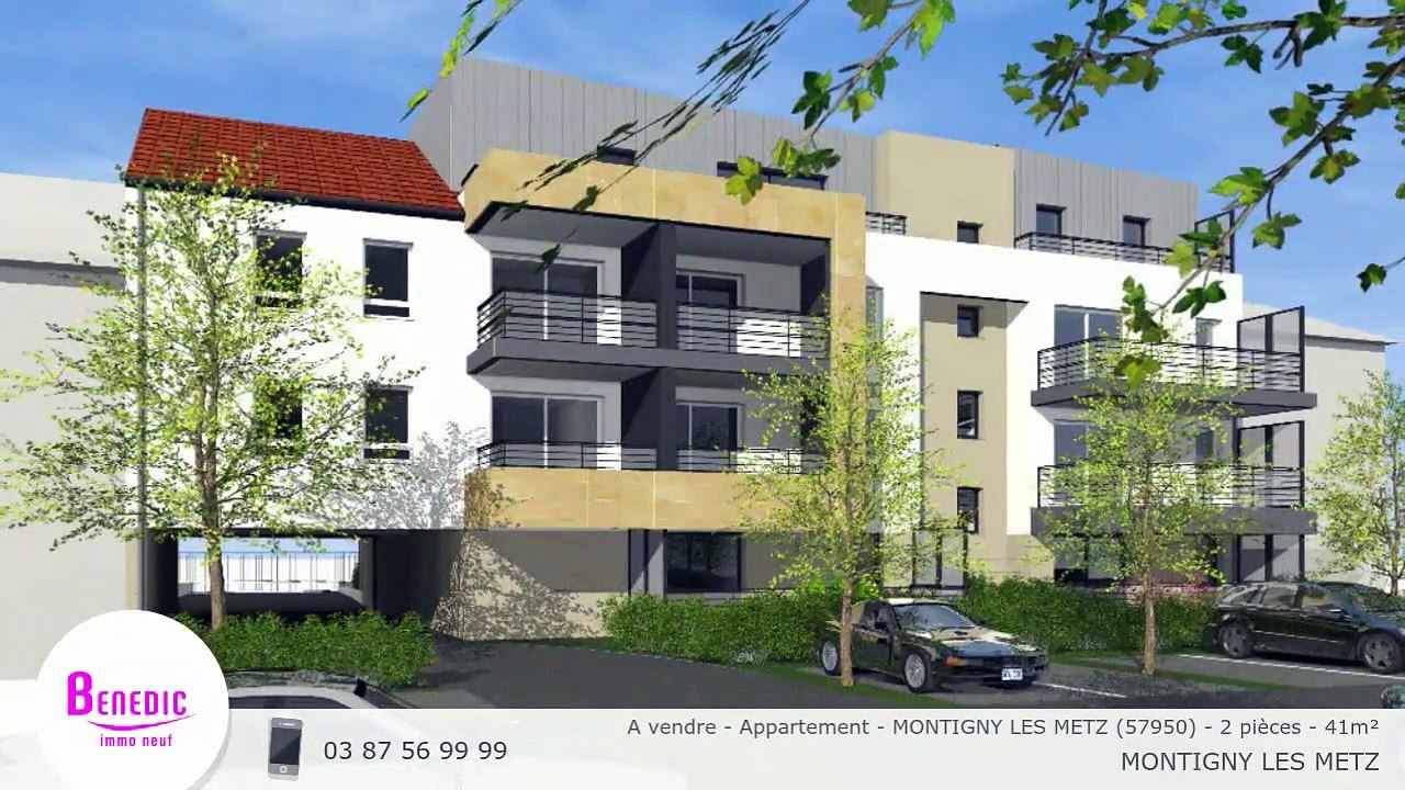 A vendre - Appartement - MONTIGNY LES METZ (57950) - 2 pièces - 41m²