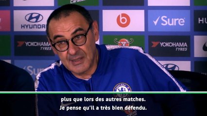 16e j. - Sarri : "Kanté a très bien joué"