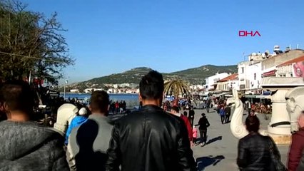 Foça'da Kış Mevsiminde Baharı Yaşadılar