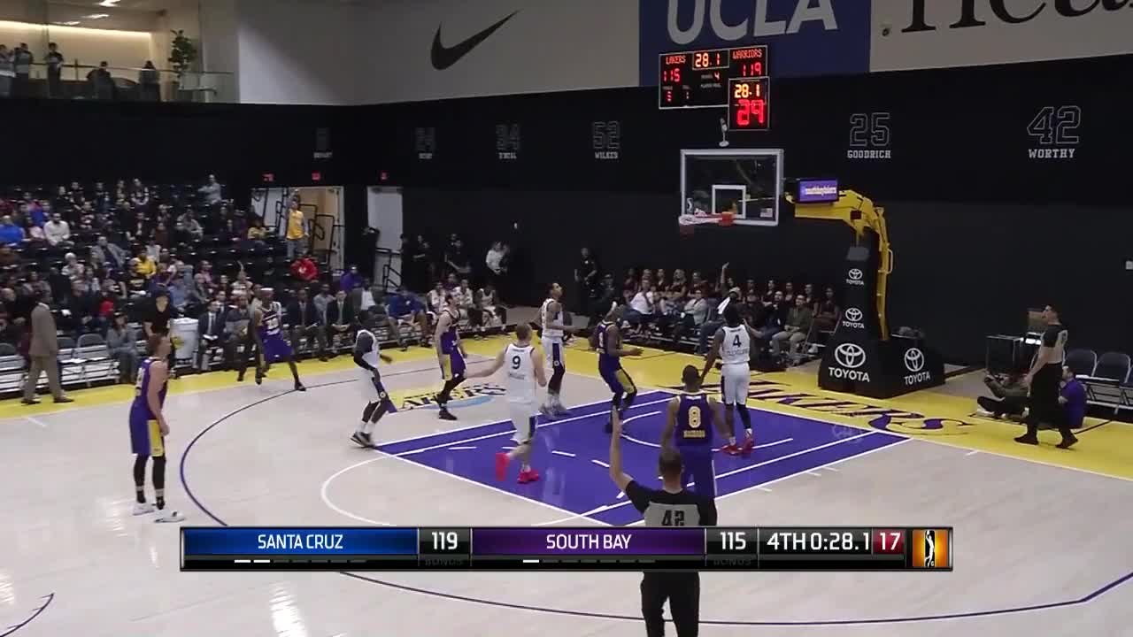 Scott Machado (25 points) Highlights vs. Santa Cruz Warriors