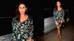 Krystle D'Souza looks sassy in Green Floral dress at Soho House in Juhu | FilmiBeat