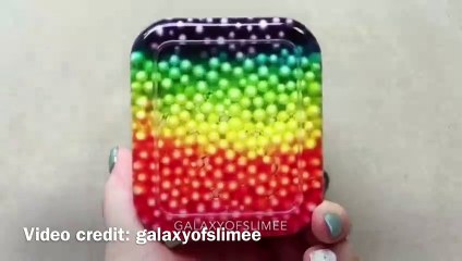 Satisfying Slime ASMR - Rainbow Slime Compilation