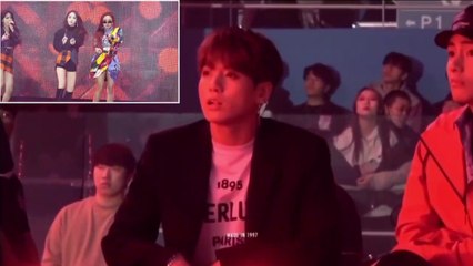 JUNGKOOK REACTION TO MAMAMOO(ママム)『EGOSTIC + STARRY NIGHT』181128 AAA【防弾少年団 BTS | V TAEHYUNG】