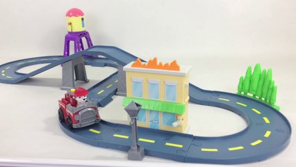  Paw Patrol Roll Patrol Marshall's Town Fire Rescue Motorized Lights Sounds || Keith's Toy Box