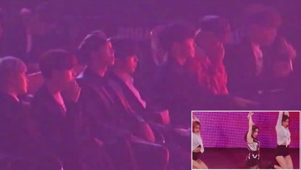 BTS REACTION TO CHUNGHA(チョンハ)『LOVE U + ROLLER COASTER』181128 AAA【防弾少年団 BTS ナム】