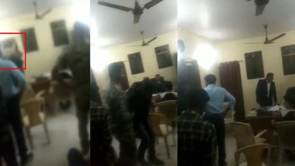 जगदलपुर स्ट्रॉन्ग रूम परिसर में घुसे 3 संदिग्धों पर एएसपी ने फेंकी कुर्सी