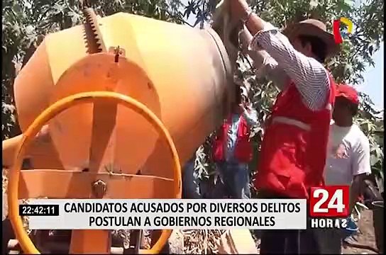 Candidatos a gobiernos regionales registran acusaciones por diferentes delitos