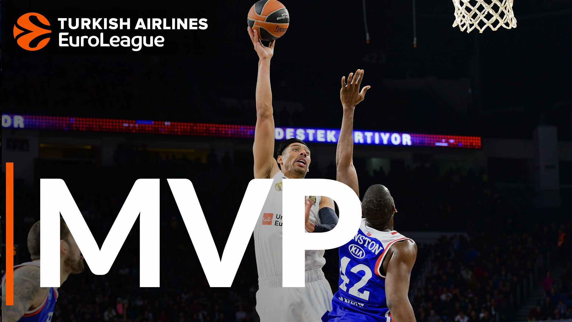 Turkish Airlines EuroLeague Regular Season Round 11 MVP Gustavo Ayon, Real Madrid