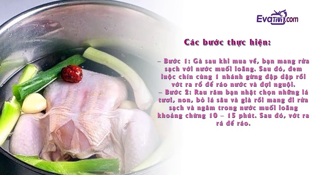 2. Evativi - Nấu ăn:  Cách làm gà bóp rau răm cho cả nhà say đắm