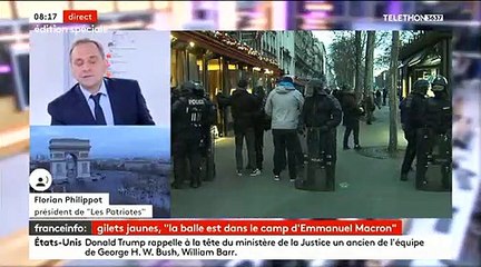 Gilets jaunes : Florian Philippot annonce souhaiter "un geste Gaullien" d'Emmanuel Macron s'il n'annonce pas des vraies mesures - Regardez