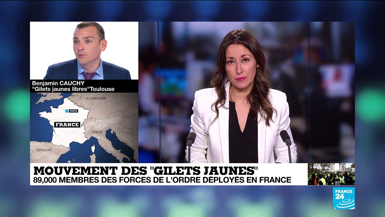 Mouvement des "Gilets Jaunes" : Benjamin Cauchy, fondateur des "Gilets Jaunes Libres" sur FRANCE24