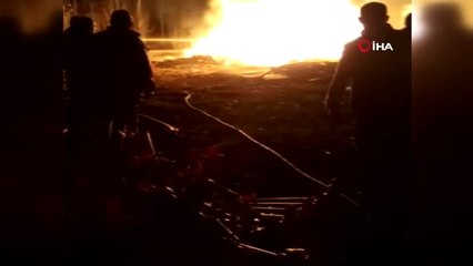 Ev, Ağıllar ve 1,5 Milyon Liralık Tarım Malzemesi Böyle Kül Oldu