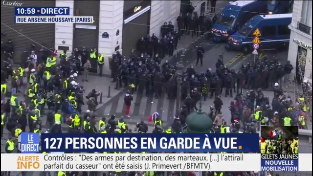 Édouard Philippe: À Paris, nous avons déjà procédé à 481 interpellations et 211 personnes sont placées en garde à vue