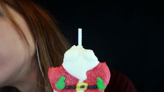 ASMR [Christmas Themed] Marshmallow Eating ☃️