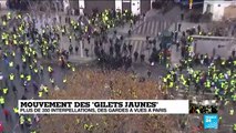 Mouvement des #GiletsJaunes :  Premiers heurts et tirs de gaz lacrymogène à proximité des Champs-Élysées