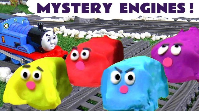 Mystery Engines! The Marvel Avengers 4 Superheroes reveal which Thomas and Friends character each Play Doh covered train is, with help from Spiderman, Captain America, Hulk, Ironman and Black Panther