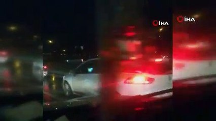 Bursa trafiğinde şoke eden görüntü!