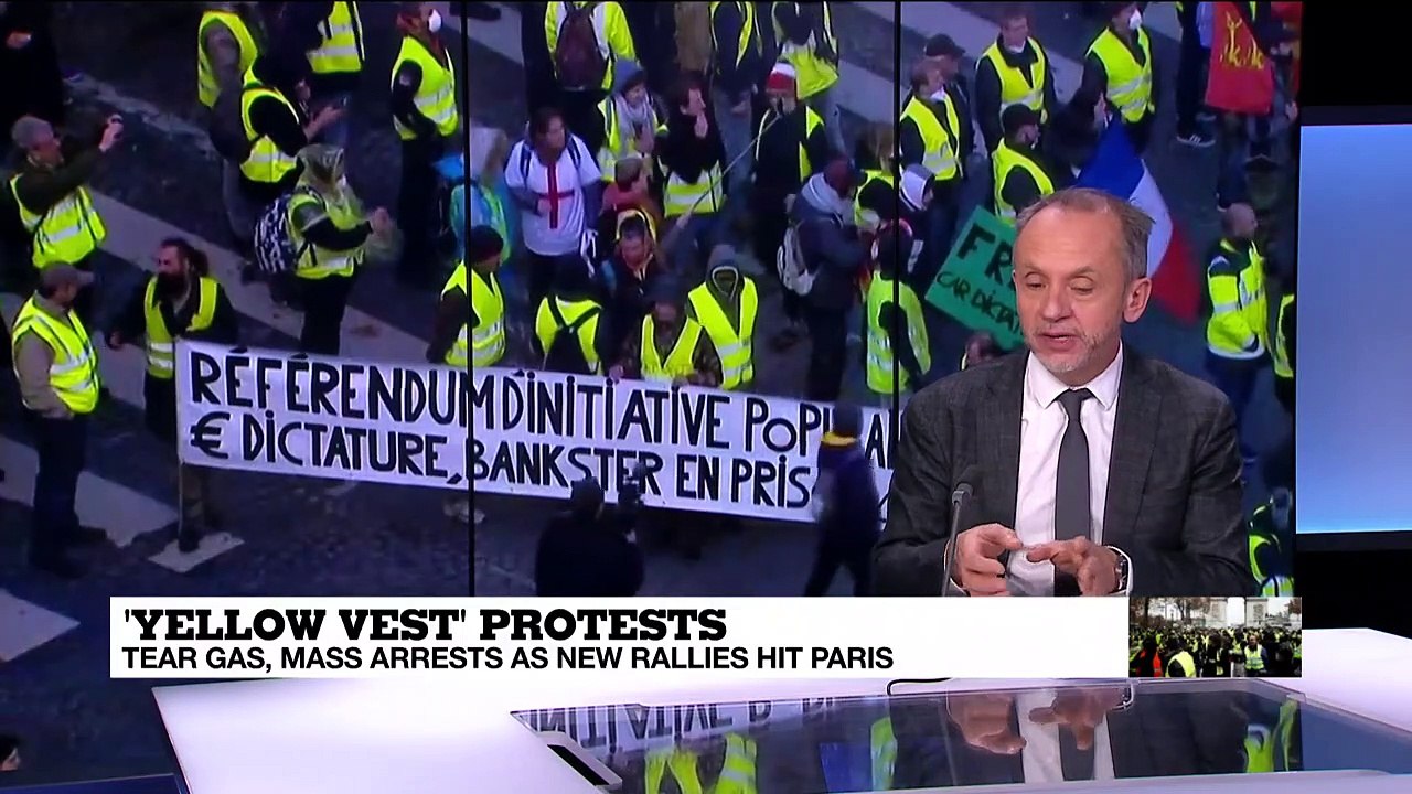 Yellow Vest protests: "A much bigger clampdown on protesters compared to last week"