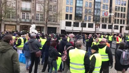 Sarı Yelekliler Eylemi Hollanda'ya da Sıçradı