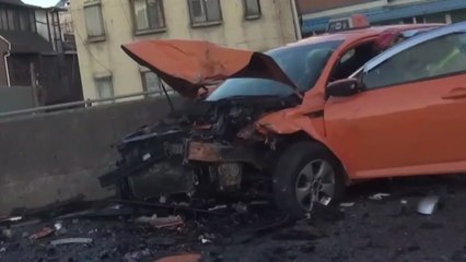 서울 영동대교에서 3중 충돌...3명 사상 / YTN