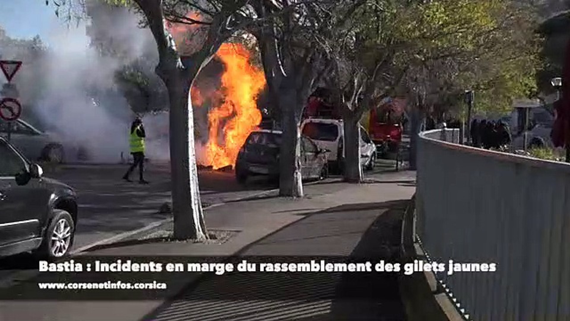Bastia Incidents En Marge Du Rassemblement Des Gilets Jaunes