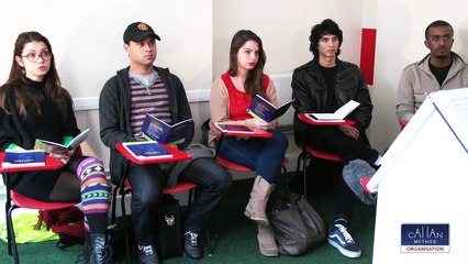 Callan Method Organisation official new work lesson demonstration