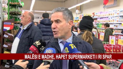 MALËSI E MADHE, HAPET SUPERMARKETI I RI SPAR