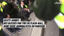 Gilets jaunes : des blessés par tirs de flash-ball, dont deux journalistes du Parisien