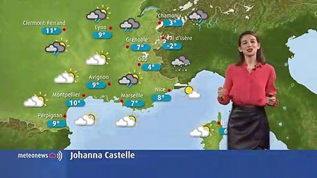 Votre météo du dimanche 9 décembre : températures douces et pluie