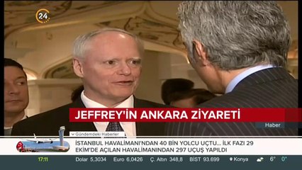 Jeffrey basın mensuplarının sorularını yanıtladı