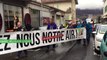 Ambiance à la Marche pour le climat à Sallanches