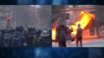 Le bras-de-fer entre les casseurs et les forces de l'ordre s'intensifie sur le boulevard de Courcelles