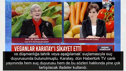 Canan Karatay'dan 'Veganlar tahıl beyinlidir' açıklaması!