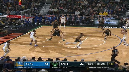 Golden State Warriors at Milwaukee Bucks Raw Recap